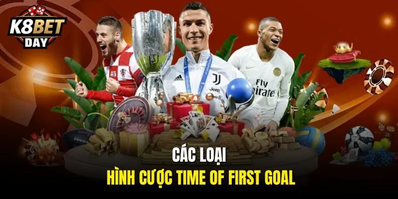 Các loại hình cược Time of First Goal