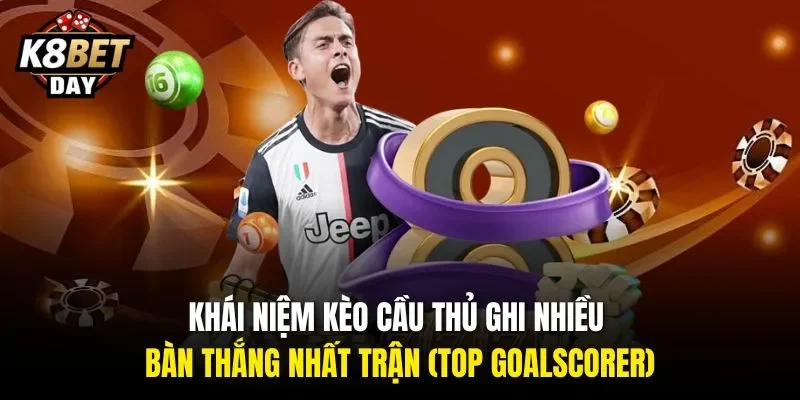 Khái niệm kèo cầu thủ ghi nhiều bàn thắng nhất trận (Top Goalscorer)