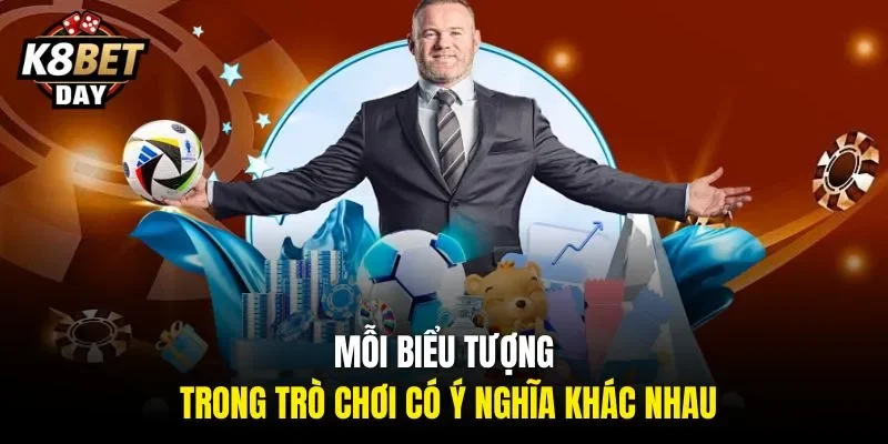 Mỗi biểu tượng trong trò chơi có ý nghĩa khác nhau
