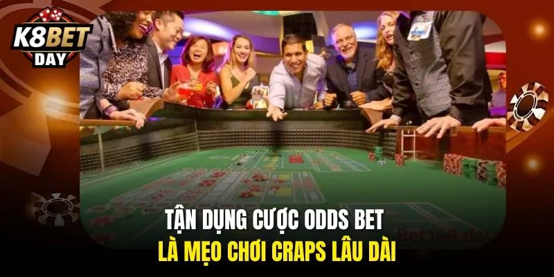 Tận dụng cược Odds Bet là mẹo chơi Craps lâu dài